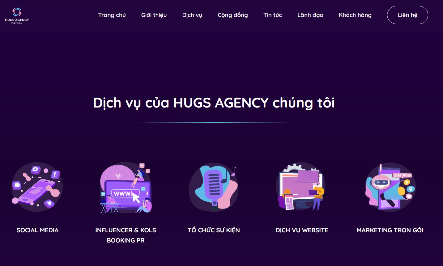 Công ty truyền thông Đà Nẵng Hugs Agency