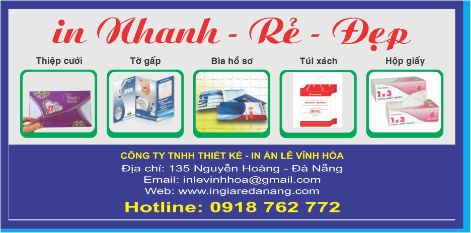 Đơn vị in thiệp cưới Đà Nẵng - In ấn Lê Vĩnh Hòa