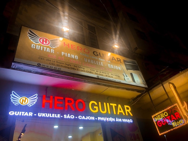 Guitar Đà Nẵng giá rẻ Hero Shop
