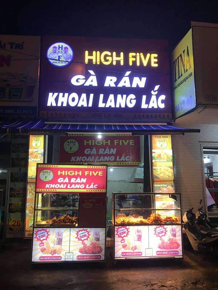 High Five - Gà rán, khoai lang lắc Đà Nẵng