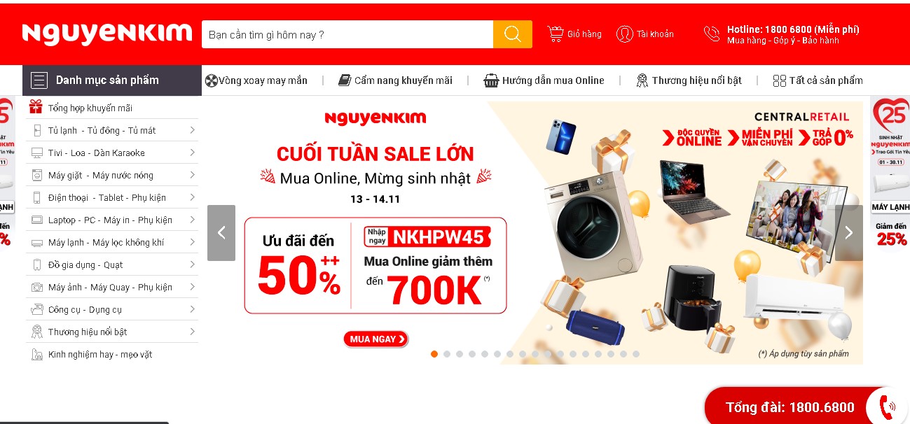 Mua hàng online tại Nguyễn Kim Đà Nẵng - Tại sao không?