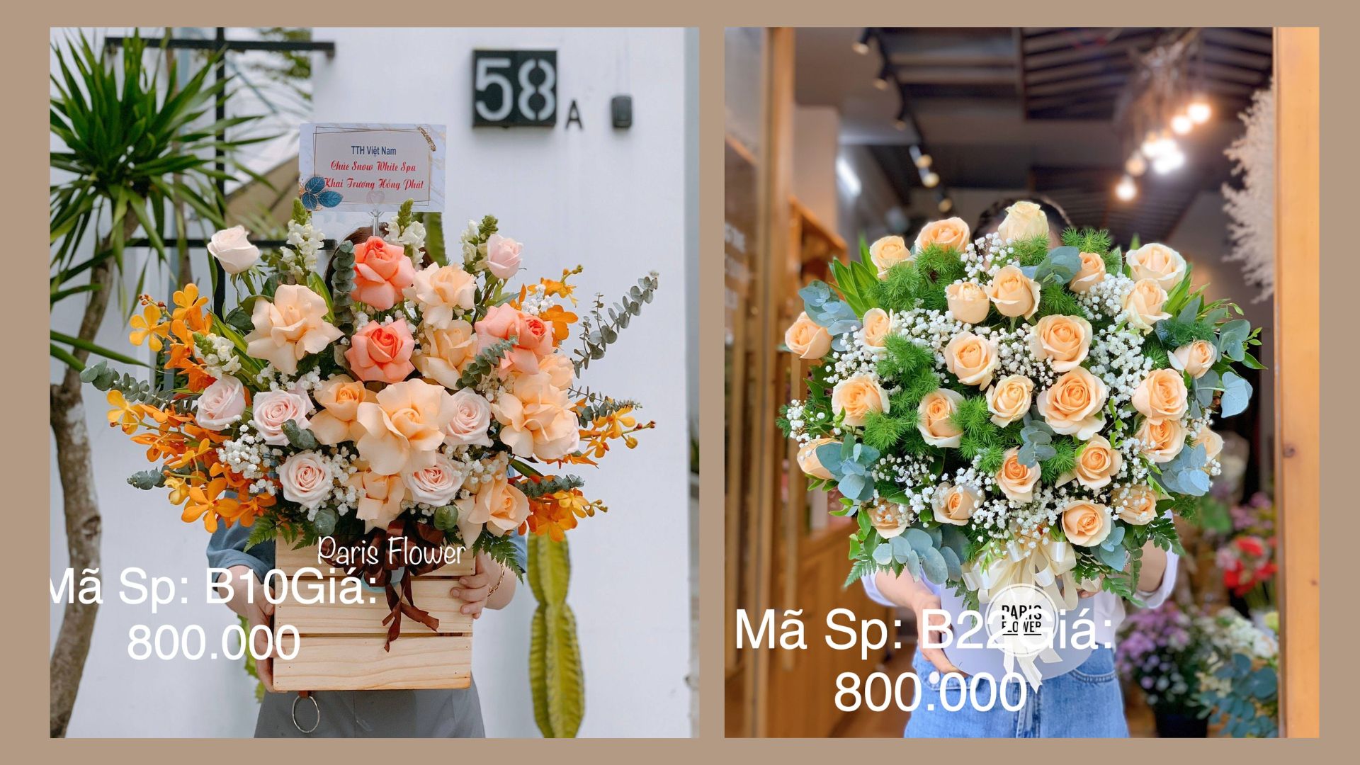 Paris Flower - Địa điểm bán hoa tươi đẹp tại Đà Nẵng