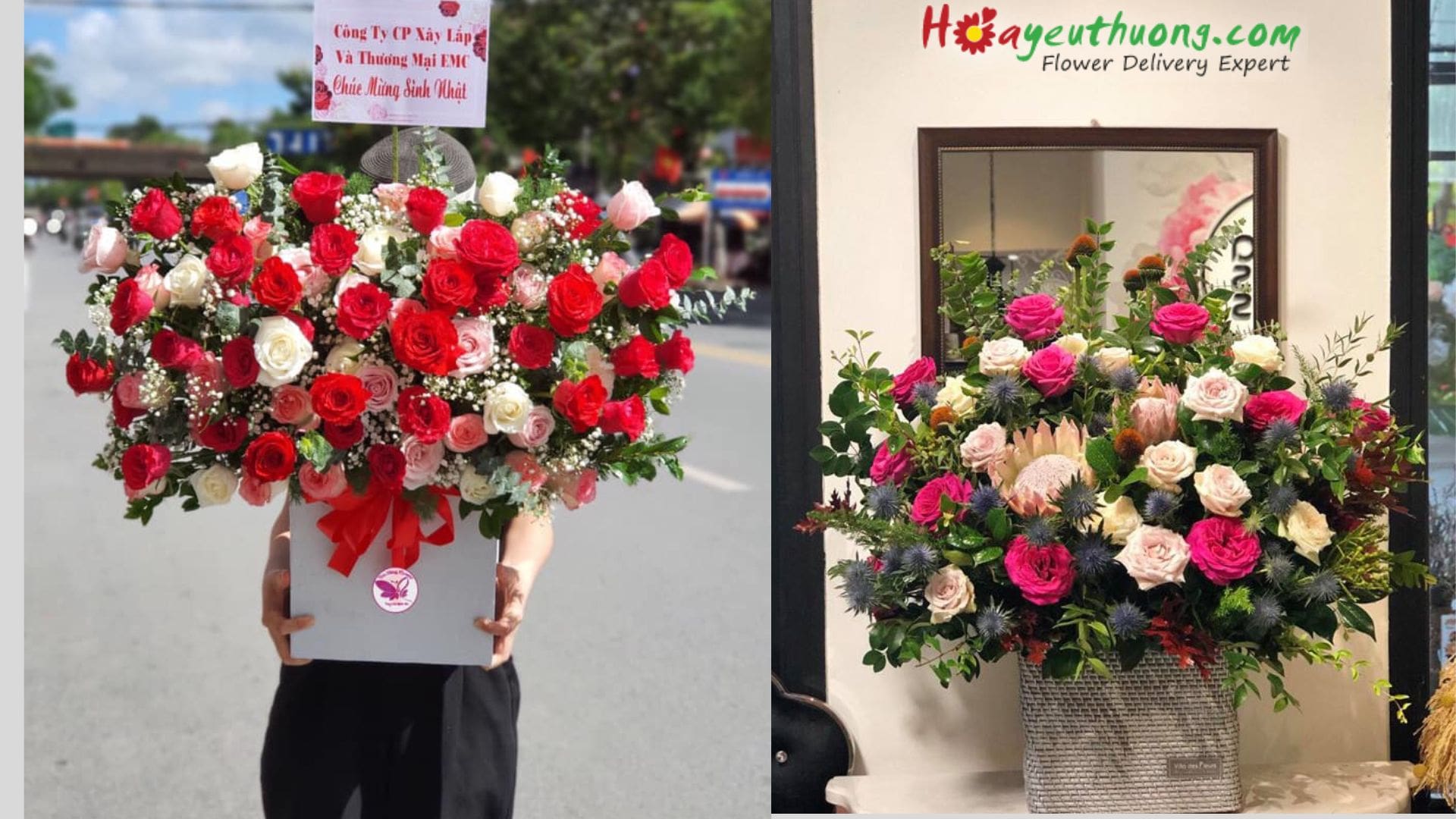 Tiệm hoa Yêu Thương - shop hoa tươi gần đây tại Đà Nẵng đẹp