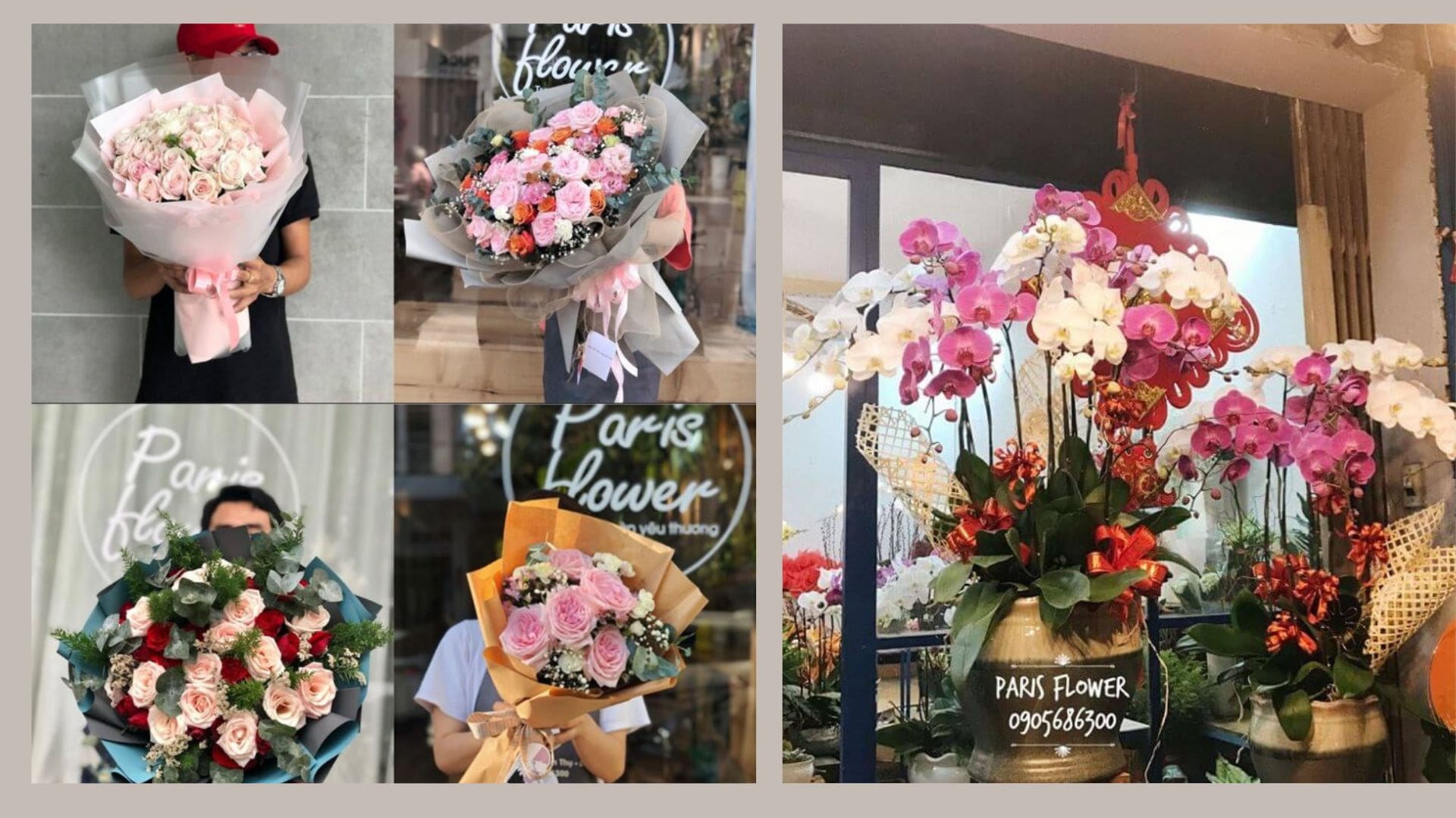 Paris flower - shop hoa tươi gần đây tại Đà Nẵng đẹp