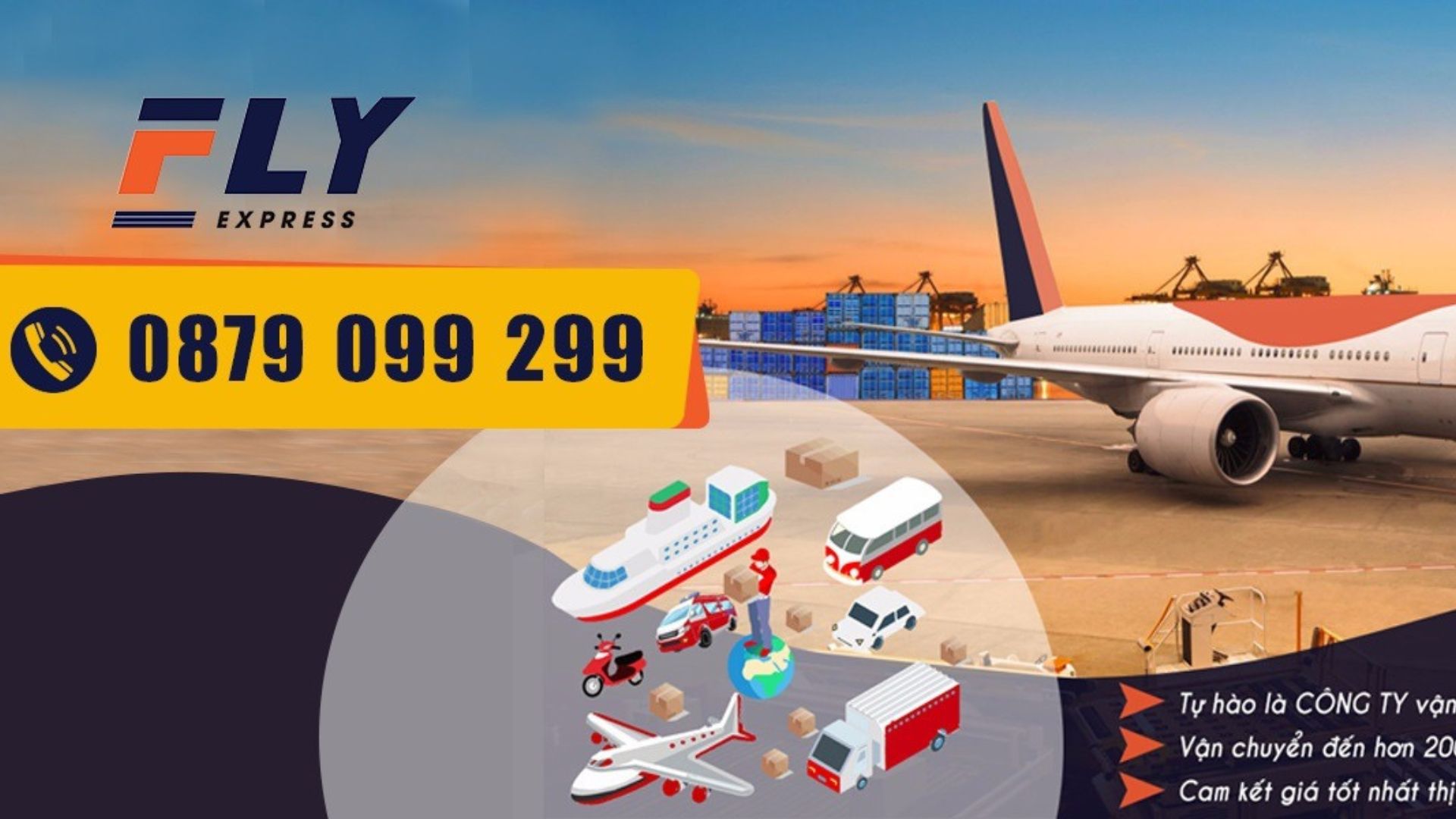 Công ty chuyển phát nhanh Fly Express - Ship hàng đi Mỹ tại Hà Nội giá rẻ 