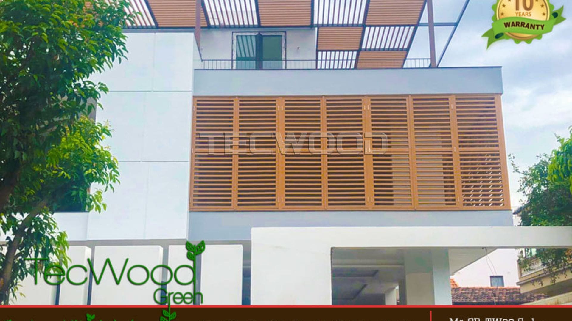Tecwoood - Địa chỉ cung cấp lam nhựa giả gỗ Đà Nẵng 
