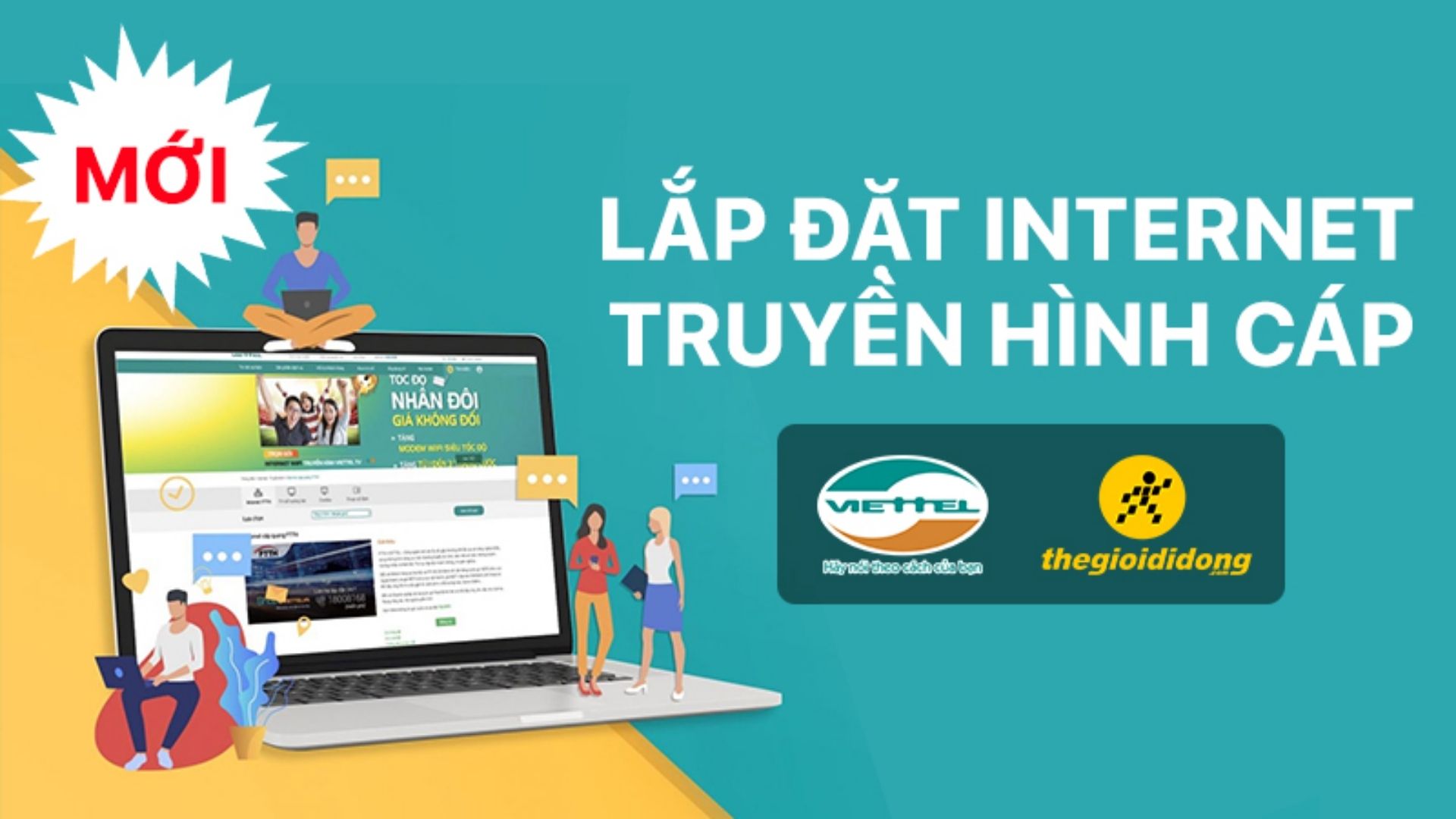 Internet cáp quang Viettel - Hỗ trợ lắp đặt Internet tại Đà Nẵng tận nhà